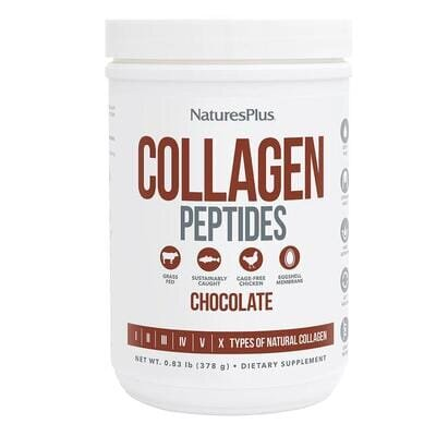 Колагенові пептиди Nature's Plus Collagen Peptides шоколад, 378 г
