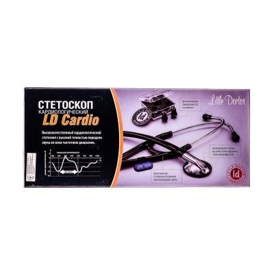 Стетоскоп Little Doctor LD Cardio Black кардіологічний з односторонньою головкою