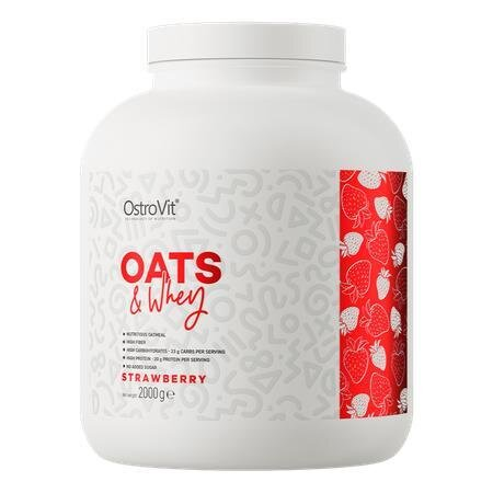 Протеїн OstroVit Oats Whey полуниця, 2000 г
