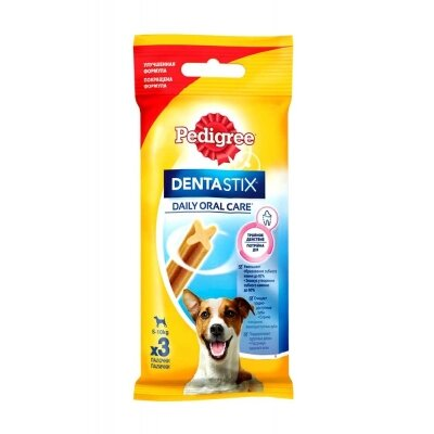 Ласощі для собак дрібних порід Pedigree 7049 Dentastix, 45 г