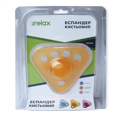 Еспандер кистьовий Ridni Relax ASA355-M силіконовий, середній, колір помаранчевий