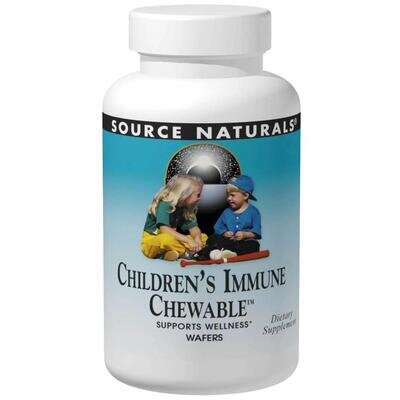 Зміцнення імунітету для дітей Source Naturals Children's Immune Chewable, 30 жувальних цукерок