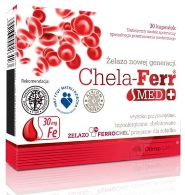 Залізо Olimp Chela-Ferr Med Plus, 30 капсул