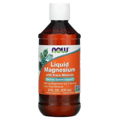 Магній NOW Magnesium рідкий, 237 мл