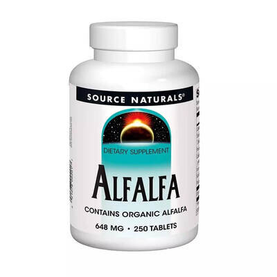Люцерна Source Naturals Alfalfa 648 мг таблетки №250