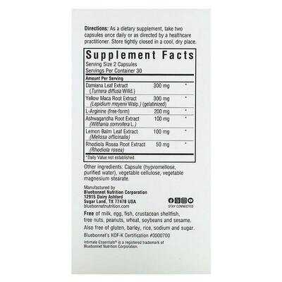 Комплекс Для неї Bluebonnet Nutrition Intimate Essentials For Her Sexual Response And Libido Boost капсули №60