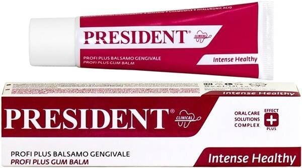 Бальзам зубний President Intense Healthy Антибактеріальний з хлоргексидином, 30 мл