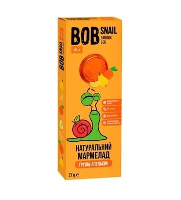 Мармелад Bob Snail Jelly грушево-апельсиновий, 27 г