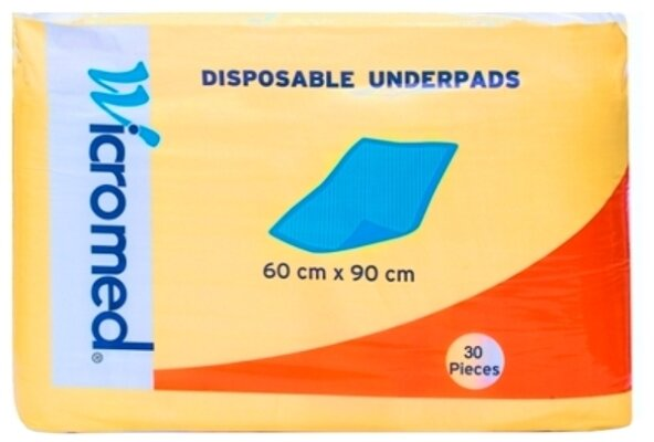 Пелюшки Wicromed Textile одноразові гігієнічні 60 х 90 см, 30 шт