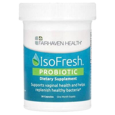Пробіотик Fairhaven Health Isofresh, 30 капсул