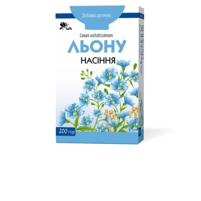 Льон насіння по 200 г в пач. Ronpharm