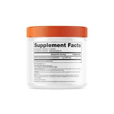 Метилсульфонілметан Doctor's Best MSM with OptiMSM порошок, 250 г