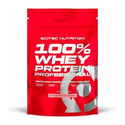 Протеїн Scitec Nutrition 100% Whey Protein Prof, полуниця, 500 г