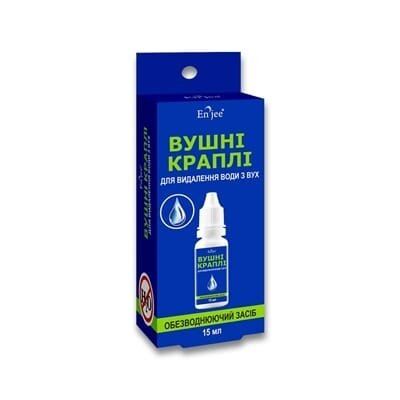 Краплі вушні для видалення води розчин по 15 мл у флак.