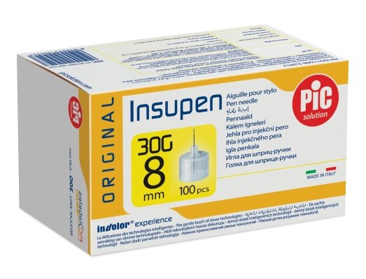 Голка для шприц-ручки Insupen G30 (0,30 х 8 мм), 100 штук