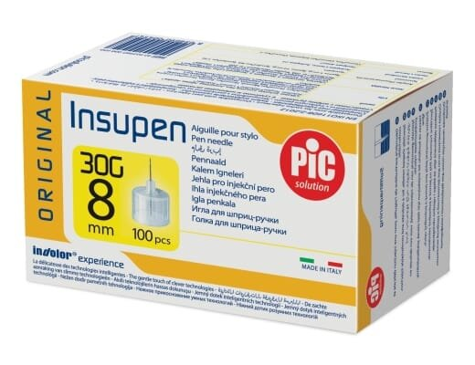 Голка для шприц-ручки Insupen G30 (0,30 х 8 мм), 100 штук