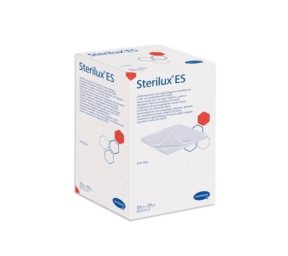 Серветка марлева стерильна Sterilux ES 10 см х 10 см, 2 штуки