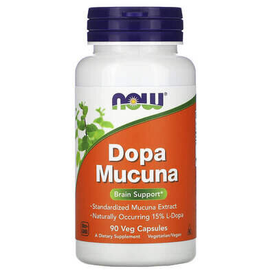 Мукуна пекуча NOW Dopa Mucuna вег. капсули №90