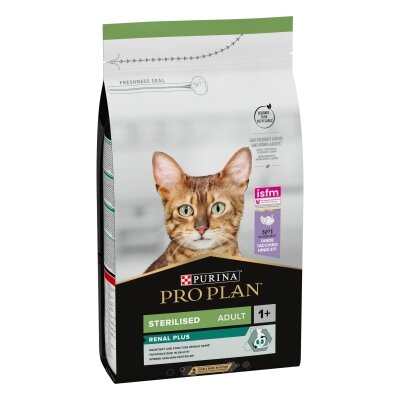 Корм сухий для котів Purina Pro Plan Sterilised Adult 1+ з індичкою, 1,5 кг