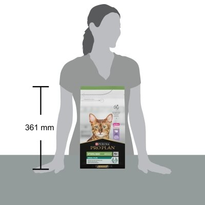 Корм сухий для котів Purina Pro Plan Sterilised Adult 1+ з індичкою, 1,5 кг