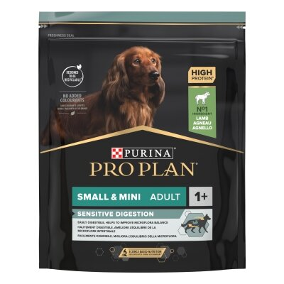 Корм сухий Purina Pro Plan Small & Mini Sensitive Digestion для собак дрібних і карликових порід для чутливого травлення, ягня, 700 г