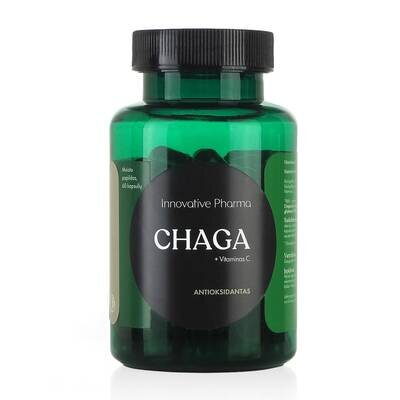 Гриб Чага та Вітамін С Innovative Pharma Chaga+Vitamin C капсули №30