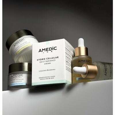 Сироватка для обличчя Amedic Hydro Cellular Daily Radiance Serum для сяяння шкіри з вітаміном С та гіалуроновою кислотою, 30 мл
