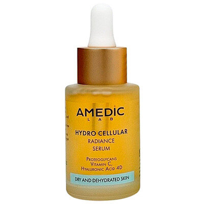 Сироватка для обличчя Amedic Hydro Cellular Daily Radiance Serum для сяяння шкіри з вітаміном С та гіалуроновою кислотою, 30 мл