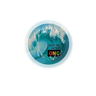 Презерватив ONE Color Sensations Catch the perfect блакитний, 1 штука