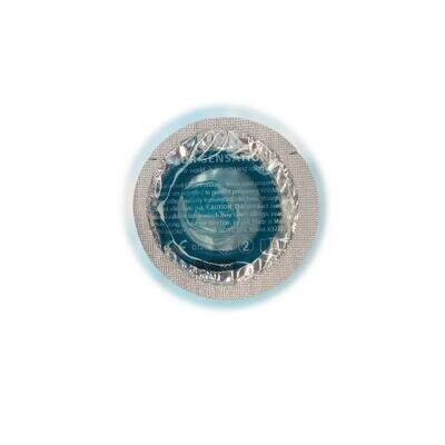 Презерватив ONE Color Sensations Catch the perfect блакитний, 1 штука