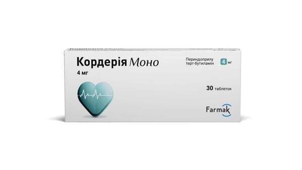 Кордерія моно таблетки по 4 мг №30 (10х3)