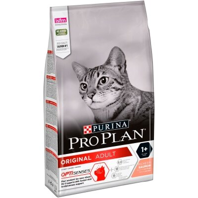 Корм сухий для котів Purina Pro Plan Original Adult 1+ з лососем, 1,5 кг