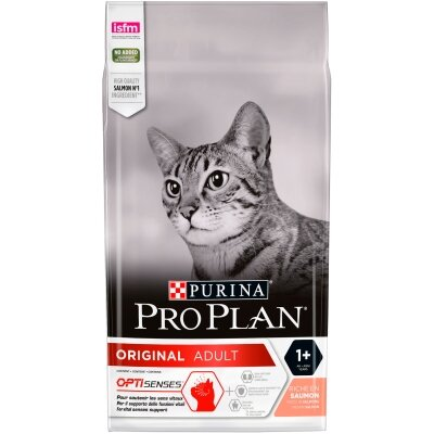Корм сухий для котів Purina Pro Plan Original Adult 1+ з лососем, 1,5 кг