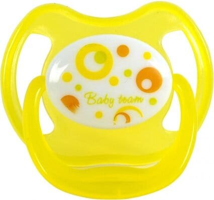 Пустушка латексна Baby Team 3220 класична від 0 місяців, 1 шт