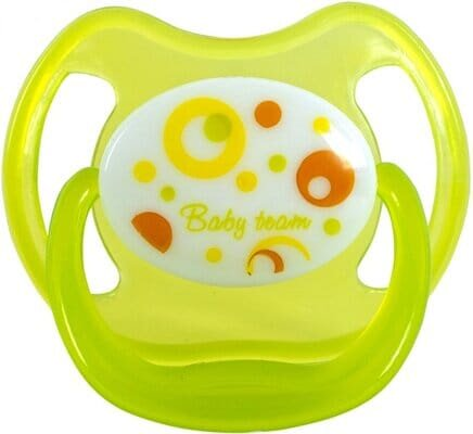 Пустушка латексна Baby Team 3220 класична від 0 місяців, 1 шт