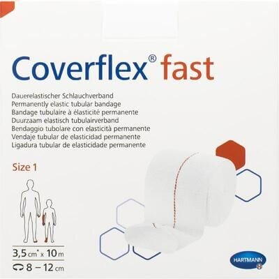 Бинт постійно еластичний Coverflex fast №1 трубчастий, розмір 3,5 см x 10 м