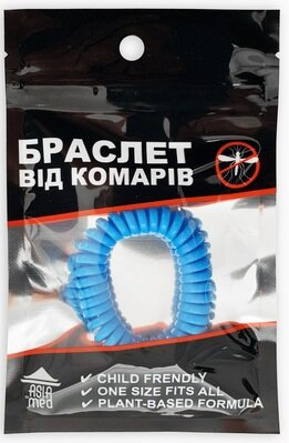 Браслет-репелент Asia Med Силіконовий від комарів та комах для дітей та дорослих