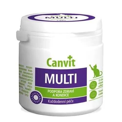 Вітамінно-мінеральний комплекс Canvit Multi для котів, 100 г
