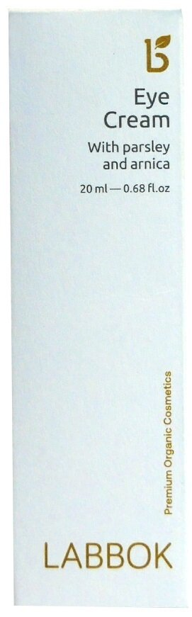 Крем для контуру очей Labbok Eye Cream Dark Circles and Depuff від набряків та темних кіл з гірською арнікою, петрушкою та гірським чаєм, 20 мл
