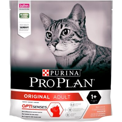 Корм сухий для котів Purina Pro Plan Original з лососем, 400 г