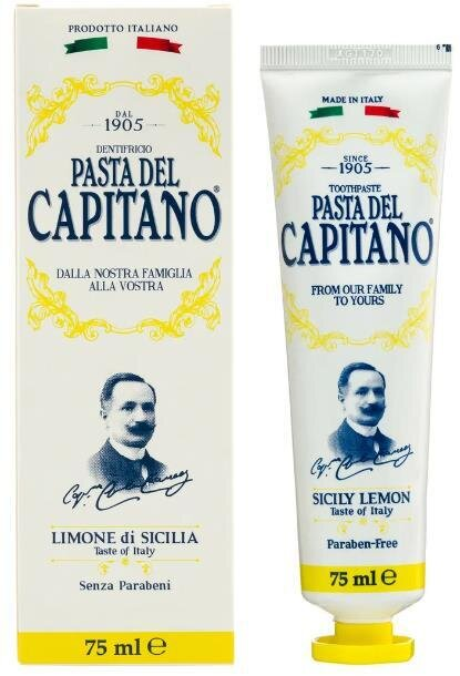 Зубна паста Pasta del Capitano 1905 Сицилійський лимон, 75 мл