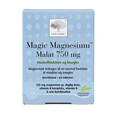Магнію малат New Nordic Magic Magnesium Malat таблетки по 750 мг №60