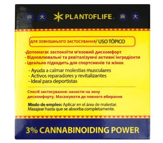 Бальзам Cannatiger Cold Effect 300 мг CBD + 60 мг CBG із охолоджувальним ефектом, 12 мл