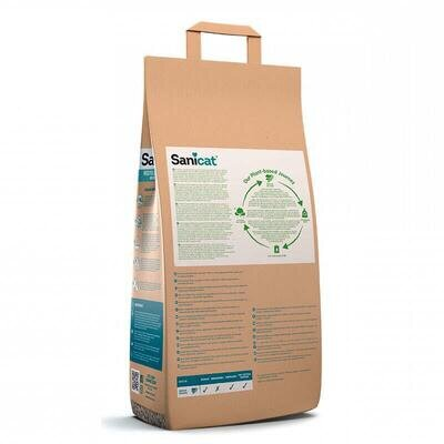 Наповнювач Sanicat Recycled Cellulose целюлозний, для котячого туалету, кліток гризунів та птахів, 3 кг (10 л)