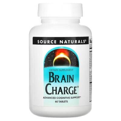 Заряд мозку Source Naturals Brain Charge, 60 таблеток