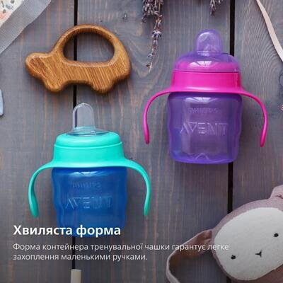 Чашка-непроливайка Philips Avent SCF551/05 з м'яким носиком з 6 місяців, 200 мл