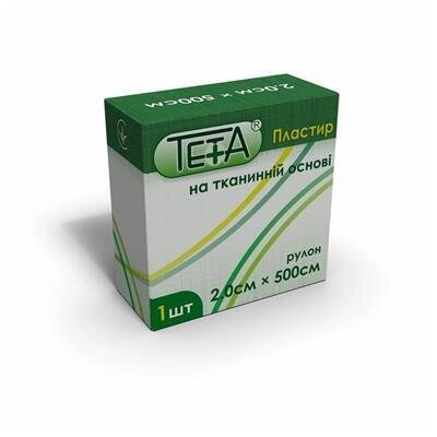 Пластир медичний Teta на тканинній основі, котушка, 2 х 500 см, 1 штука