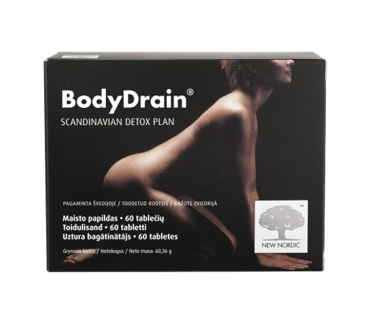 Вітаміни New Nordic BodyDrain для очищення організму таблетки №60