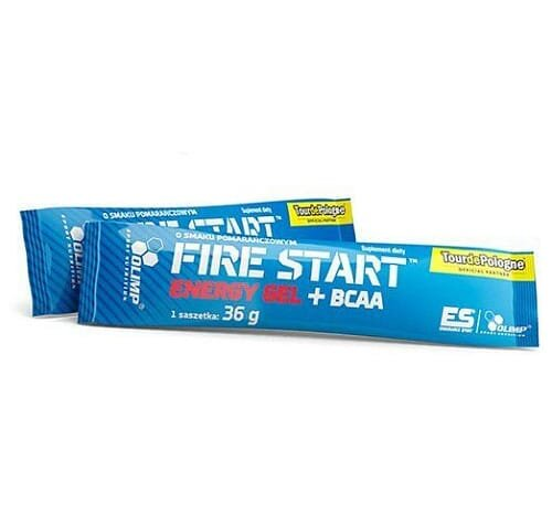 Енергетичний гель із ВСАА Olimp Fire Start Energy Gel+BCAA, апельсин, 36 г