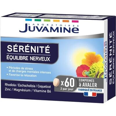 Спокій Juvamine Нервовий баланс таблетки №60